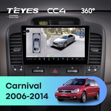 Штатная магнитола Teyes CC4 360 8/128 Kia Carnival VQ (2006-2014)