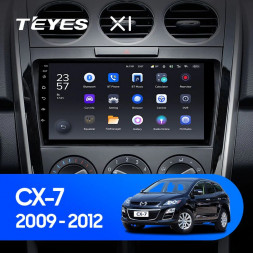 Штатная магнитола Teyes X1 4G 2/32 Mazda CX-7 7 ER (2009-2012)