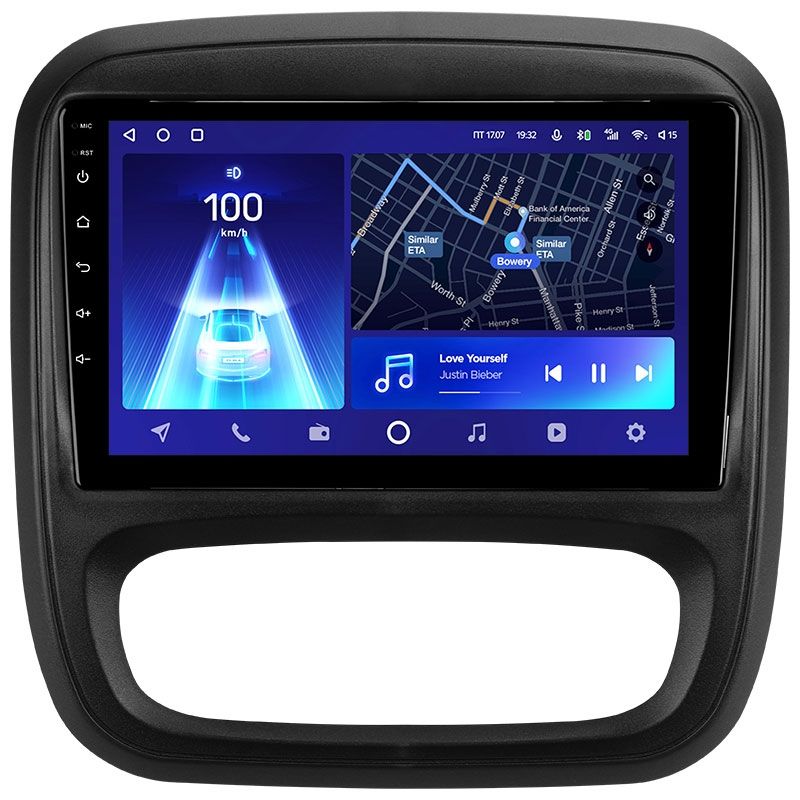 Переходная рамка Renault Trafic 3 (2014-2021) / Opel Vivaro B (2014-2018) (9&quot;)