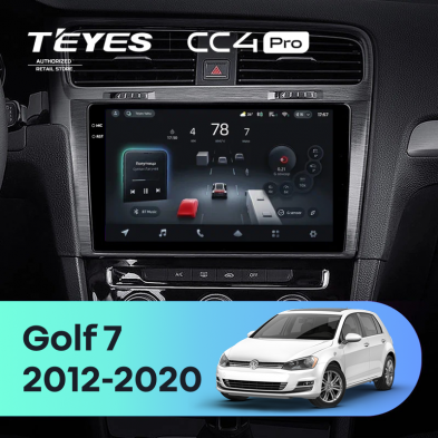 Штатная магнитола Teyes CC4 Pro 12/256 Volkswagen Golf 7 MK7 (2012-2020) F1