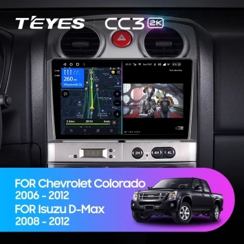 Штатная магнитола Teyes CC3 2K 4/32 Isuzu D-Max (2008-2012)
