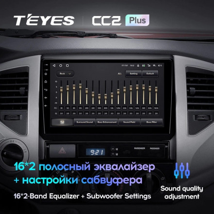 Штатная магнитола Teyes CC2L Plus 2/32 Toyota Hilux (2005-2015)