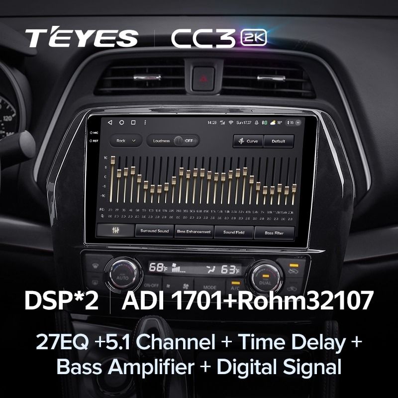 Штатная магнитола Teyes CC3 2K 360 6/128 Nissan Maxima A36 (2015-2020)