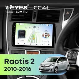 Штатная магнитола Teyes CC4L 6/64 с DTS Toyota Ractis 2 (2010-2016)