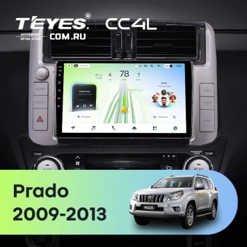 Штатная магнитола Teyes CC4L 4/64 Toyota Land Cruiser Prado 150 (2009-2013) F2 Тип-C