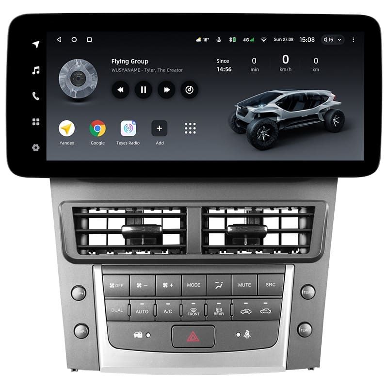 Переходная рамка Lexus GS300 350 400 430 450h 460 3 S190 (2004-2011) (12,3&quot;)