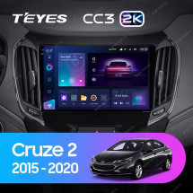 Штатная магнитола Teyes CC3 2K 4/32 Chevrolet Cruze 2 (2015-2020)