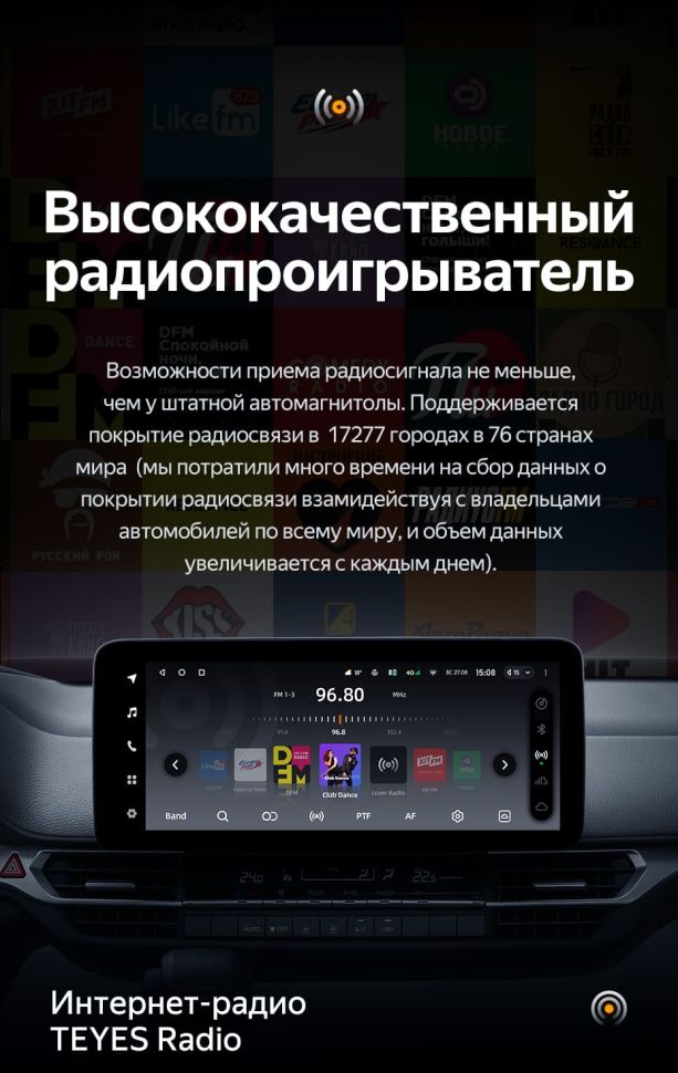 Штатная магнитола Teyes LUX ONE 4/32 Toyota Sienna 4 XL40 (2020-2023)