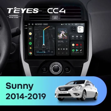 Штатная магнитола Teyes CC4 8/128 Nissan Sunny (2014-2019) F1