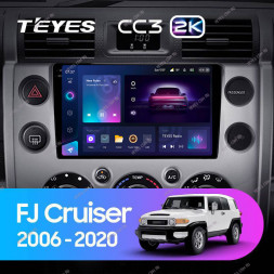 Штатная магнитола Teyes CC3 2K 4/32 Toyota FJ Cruiser J15 (2006-2020)