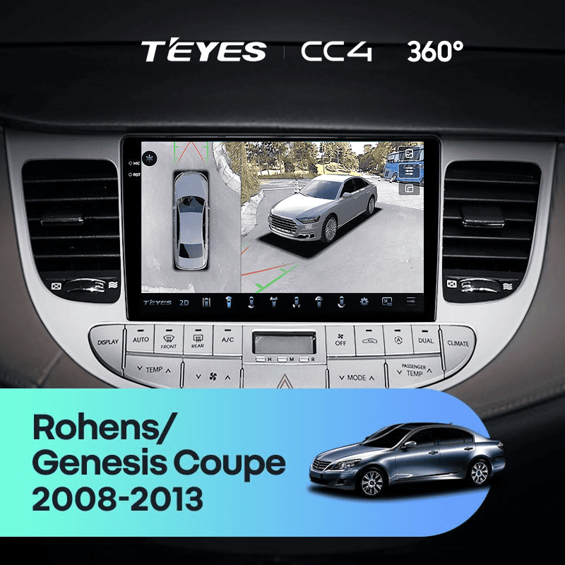 Штатная магнитола Teyes CC4 360 8/128 Hyundai Rohens Genesis (2008-2013) F1