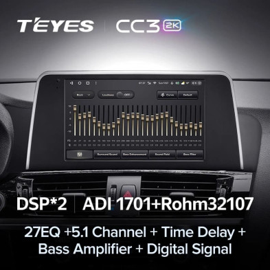 Штатная магнитола Teyes CC3 2K 4/64 BMW X3 F25 NBT (2014-2017)