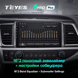 Штатная магнитола Teyes SPRO Plus 4/64 Toyota Highlander 3 XU50 (2013-2018)
