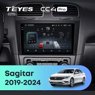 Штатная магнитола Teyes CC4 Pro 8/128 Volkswagen Sagitar (2019-2024)