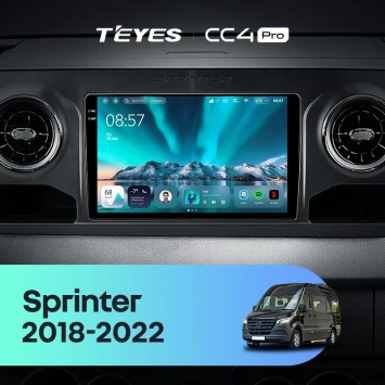 Штатная магнитола Teyes CC4 Pro 12/256 Mercedes-Benz Sprinter (2018-2022) F1