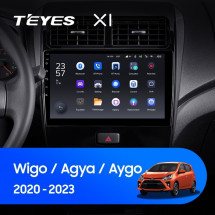 Штатная магнитола Teyes X1 4G 2/32 Toyota Wigo/Agya (2020-2023)