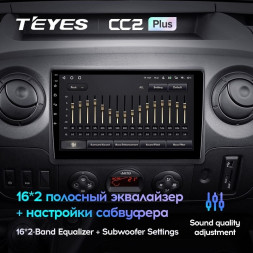 Штатная магнитола Teyes CC2 Plus 4/32 Nissan NV400 (2010-2020)