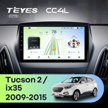 Штатная магнитола Teyes CC4L 6/64 с DTS Hyundai ix35 (2009-2015) (Tucson 2) Тип-C