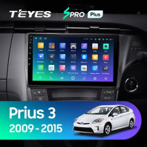 Штатная магнитола Teyes SPRO Plus 4/32 Toyota Prius 3 XW30 (2009-2015) F2 правый руль