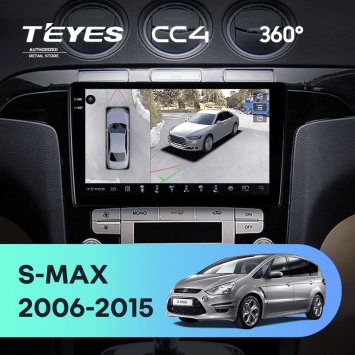 Штатная магнитола Teyes CC4 360 6/64 Ford S-MAX 1 (2006-2015) F1