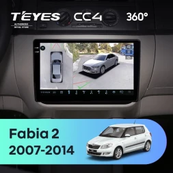 Штатная магнитола Teyes CC4 360 6/64 Skoda Fabia 2 (2007-2014)