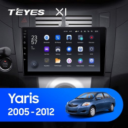 Штатная магнитола Teyes X1 4G 2/32 Toyota Yaris XP90 (2005-2012)