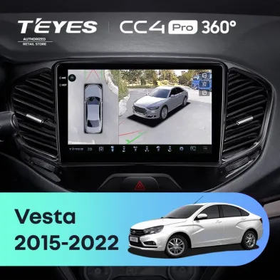 Штатная магнитола Teyes CC4 Pro 360 8/128 Lada Vesta Cross Sport (2015-2022) F1