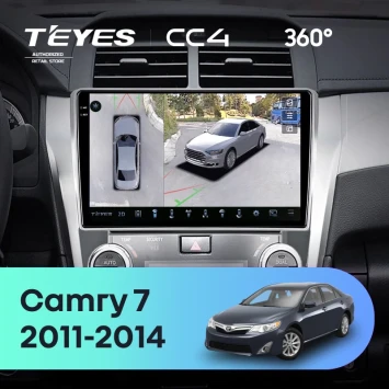 Штатная магнитола Teyes CC4 360 8/128 Toyota Camry 7 XV 50 55 (2011-2014) (черно-серая) F1