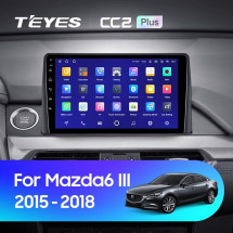 Штатная магнитола Teyes CC2 Plus 4/32 Mazda 6 GJ GL (2015-2018) (0din) Тип-B