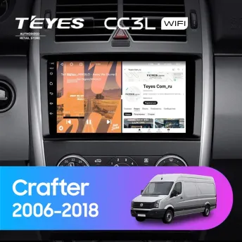 Штатная магнитола Teyes CC3L WiFi 2/32 Volkswagen Crafter W906 (2006-2018)
