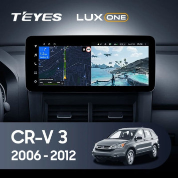 Штатная магнитола Teyes LUX ONE 360 6/128 Honda CR-V 3 RE (2006-2012)