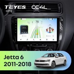 Штатная магнитола Teyes CC4L 6/64 с DTS Volkswagen Jetta 6 (2011-2018)