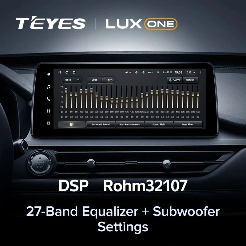 Штатная магнитола Teyes LUX ONE 4/32 (12.3") Chery Tiggo 4 Pro (2020-2023)(split)