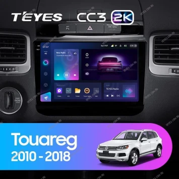 Штатная магнитола Teyes CC3 2K 4/32 Volkswagen Touareg FL NF (2010-2018) Тип-B