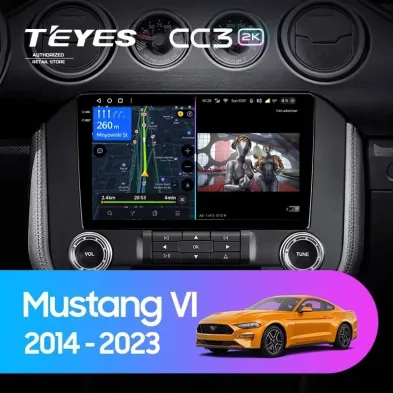 Штатная магнитола Teyes CC3 2K 4/64 Ford Mustang VI S550 (2014-2023) F2