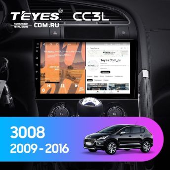 Штатная магнитола Teyes CC3L 4/64 Peugeot 3008 1 (2009-2016) F1