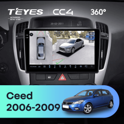 Штатная магнитола Teyes CC4 360 8/128 Kia Ceed (2006-2009)