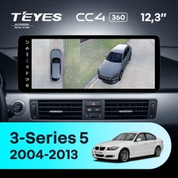 Штатная магнитола Teyes CC4 12.3" 360 6/64 BMW 3-Series 5 E90 E92 E93 E91 (CCC) (2004-2013) Universal
