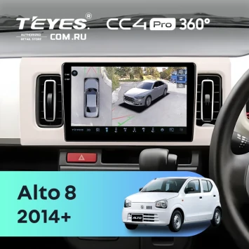 Штатная магнитола Teyes CC4 Pro 360 8/128 Suzuki Alto 8 (2014-2021)