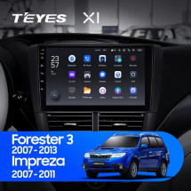 Штатная магнитола Teyes X1 4G 2/32 Subaru Forester 3 SH (2007-2013)
