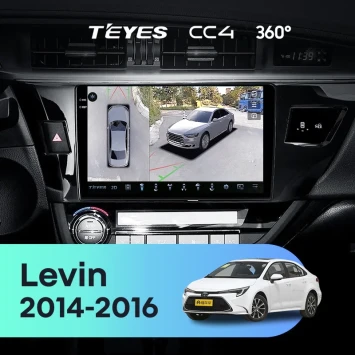 Штатная магнитола Teyes CC4 360 6/64 Toyota Levin 1 E180 (2014-2016) Тип-A