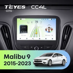 Штатная магнитола Teyes CC4L 6/64 с DTS Chevrolet Malibu 9 (2015-2022) F3 (0din)