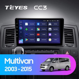 Штатная магнитола Teyes CC3 4/64 Volkswagen Multivan T5 (2003-2015)