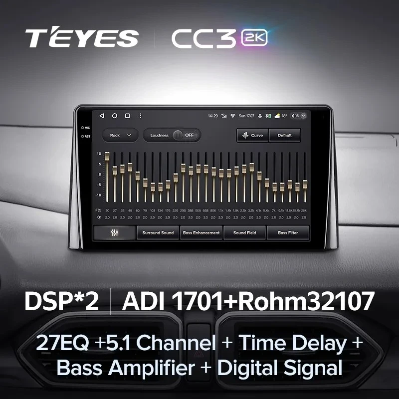 Штатная магнитола Teyes CC3 2K 4/32 Mazda CX-5 2 KF (2017-2023) F2