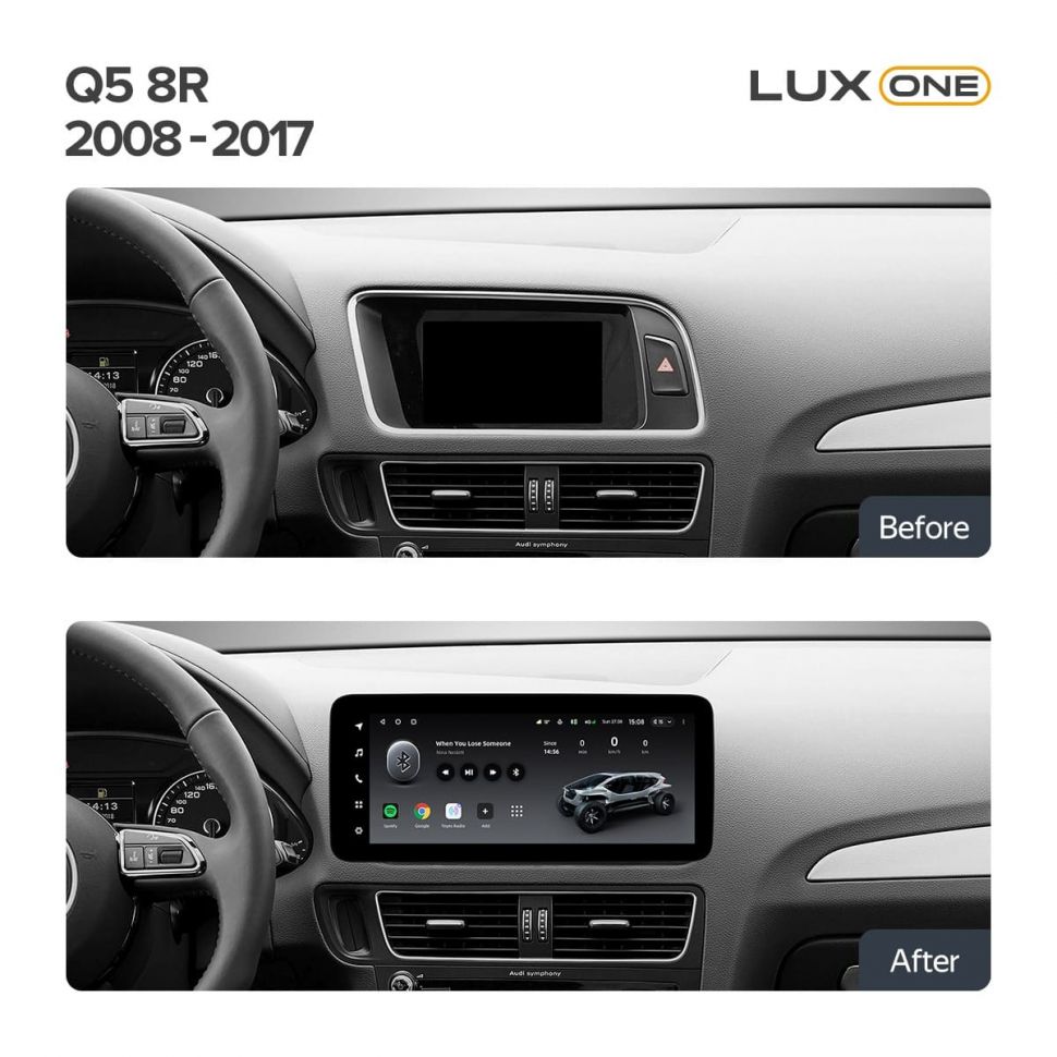 Переходная рамка Audi Q5 8R (2008-2017) Тип-B (12,3&quot;)