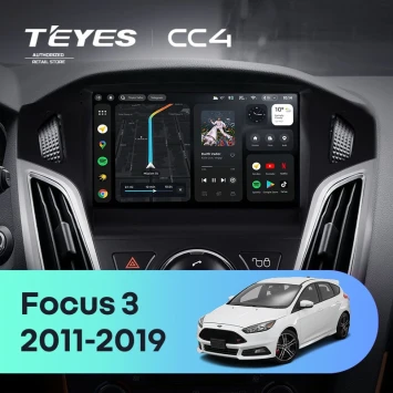 Штатная магнитола Teyes CC4 8/128 Ford Focus 3 (2011-2019)