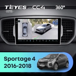 Штатная магнитола Teyes CC4 360 8/128 Kia Sportage 4 QL (2016-2018) Тип-B