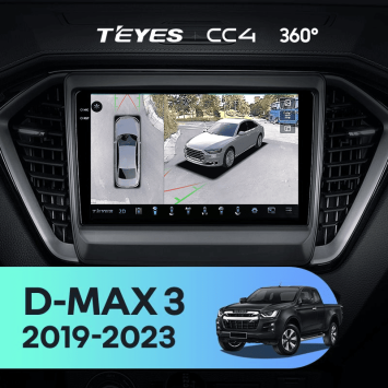 Штатная магнитола Teyes CC4 360 8/128 lsuzu D-MAX 3 RG (2019-2023)