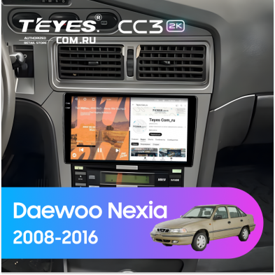 Штатная магнитола Teyes CC3 2K 4/32 Daewoo Nexia (2008-2016)