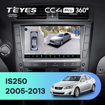 Штатная магнитола Teyes CC4 Pro 360 8/128 Lexus IS250 XE20 (2005-2013) (Hm) Тип-B